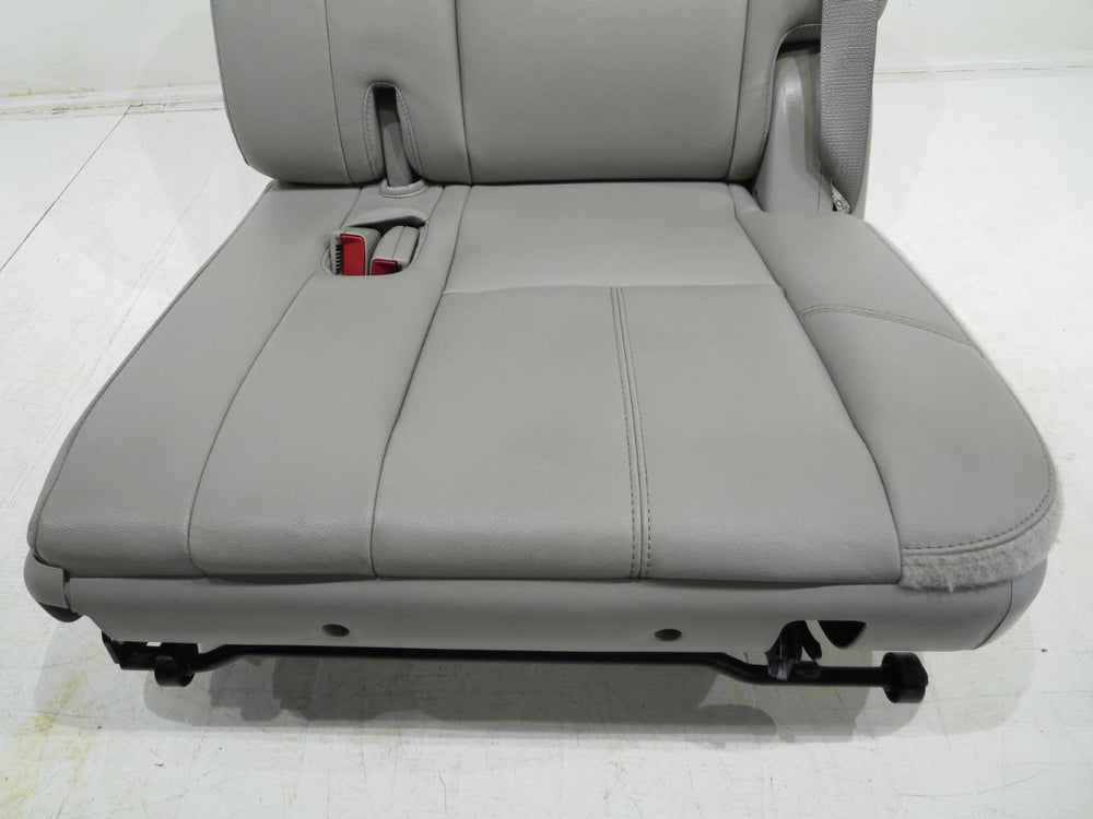 2007 - 2014 Chevy Tahoe GMC Yukon 3rd Row Seat, Driver LH, Gray Leather, #305i | Picture # 5 | OEM Seats