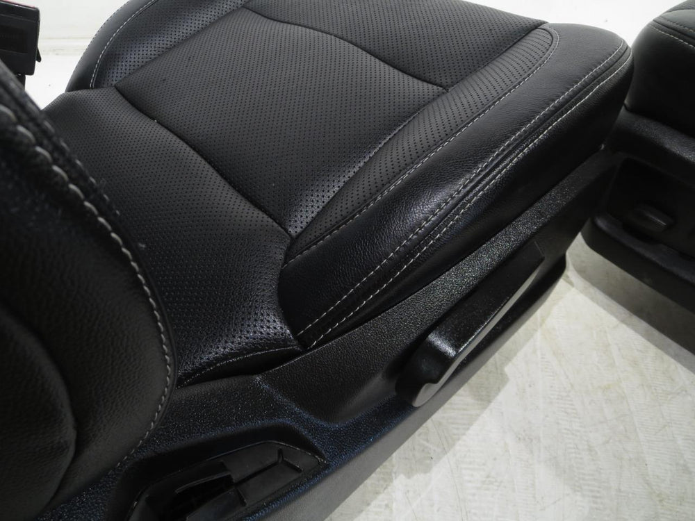 2014 - 2018 GM Silverado & Sierra Seats, Crew Cab Black Leather #323i | Picture # 9 | OEM Seats