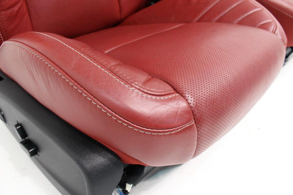2015 - 2023 Dodge Charger Hellcat Red Leather Seats Front & Rear #7775 | Picture # 7 | OEM Seats