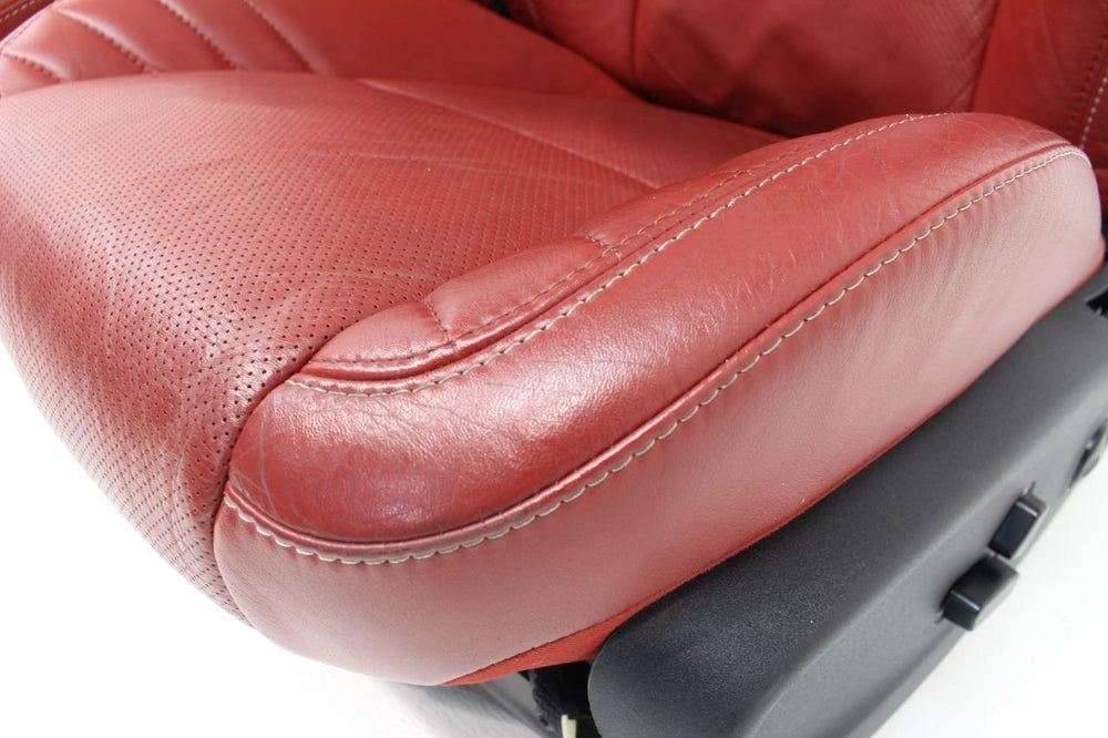 2015 - 2023 Dodge Charger Hellcat Red Leather Seats Front & Rear #7775 | Picture # 8 | OEM Seats