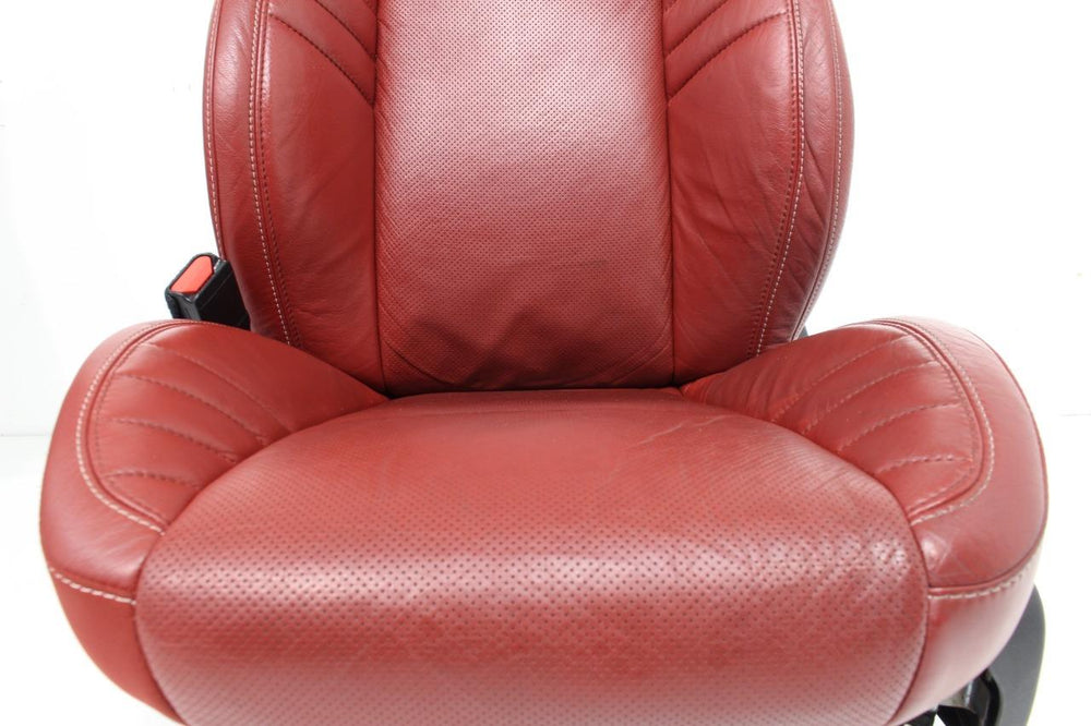 2015 - 2023 Dodge Charger Hellcat Red Leather Seats Front & Rear #7775 | Picture # 6 | OEM Seats