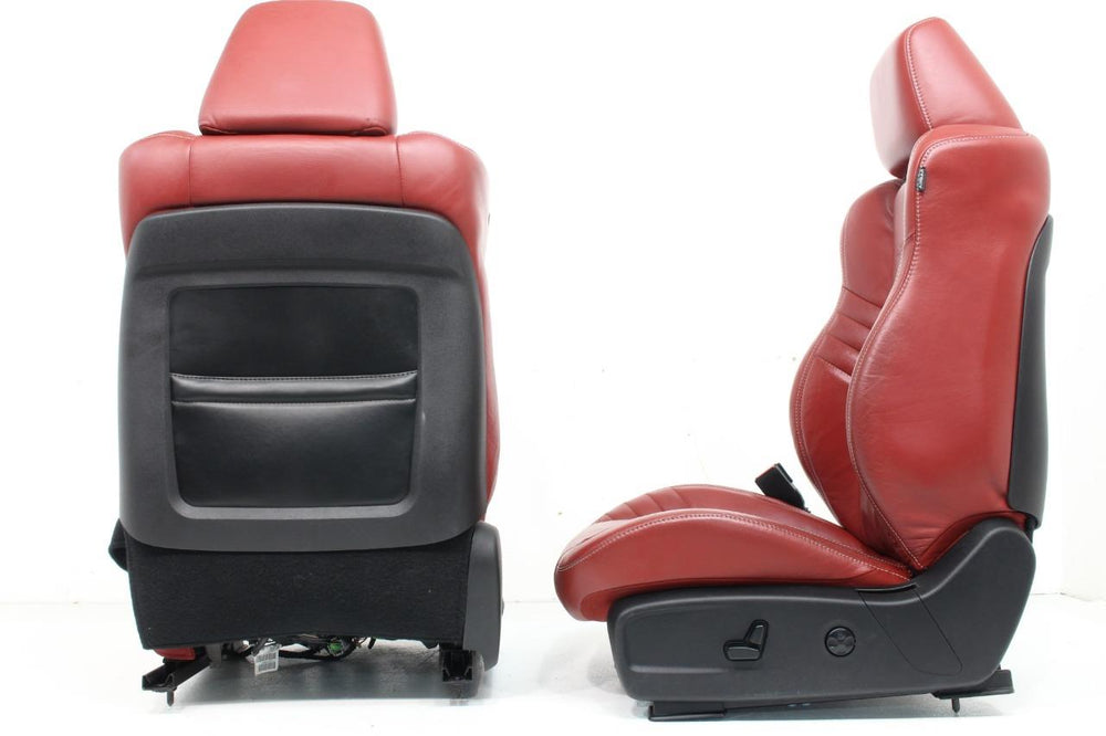 2015 - 2023 Dodge Charger Hellcat Red Leather Seats Front & Rear #7775 | Picture # 4 | OEM Seats