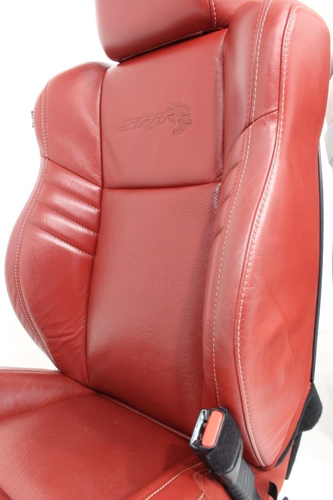 2015 - 2023 Dodge Charger Hellcat Red Leather Seats Front & Rear #7775 | Picture # 19 | OEM Seats