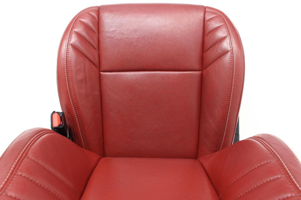 2015 - 2023 Dodge Charger Hellcat Red Leather Seats Front & Rear #7775 | Picture # 17 | OEM Seats