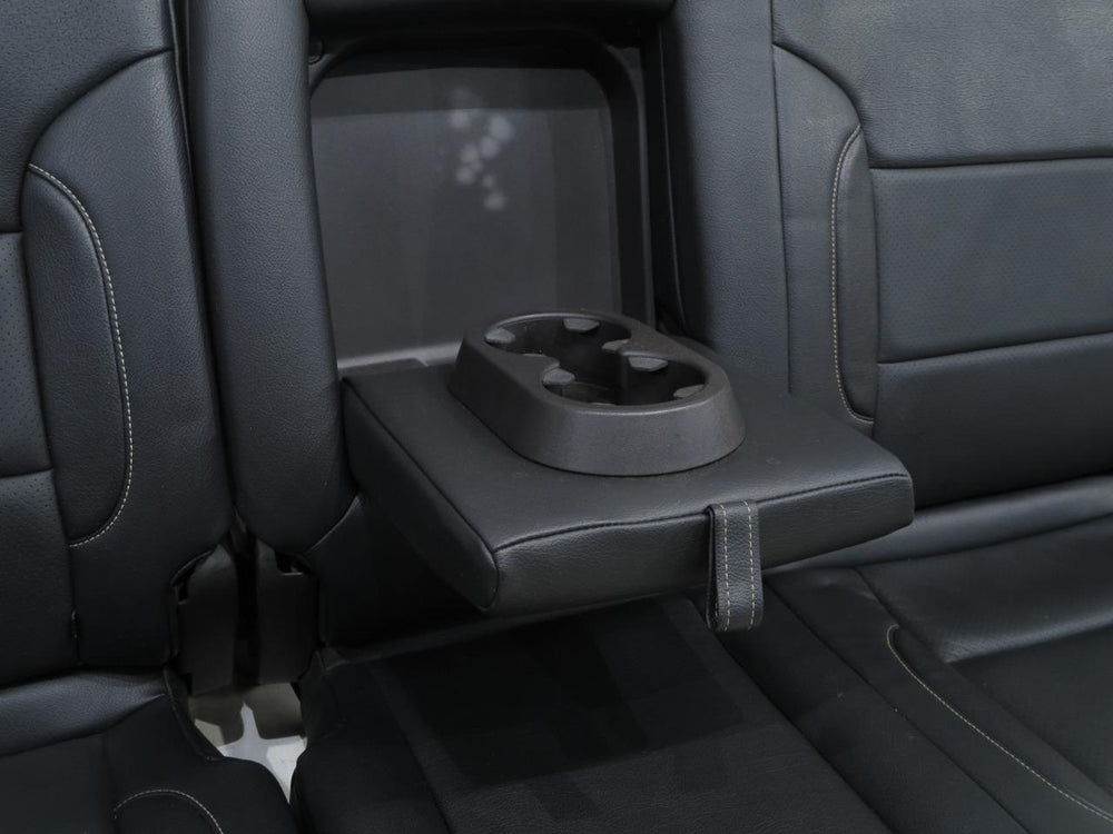 2014 - 2018 Silverado Sierra Rear Seats, Crew Cab, Aftermarket Black Leather #333i | Picture # 8 | OEM Seats