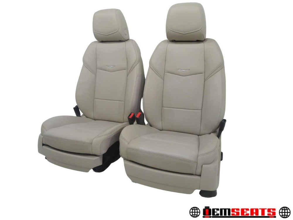 2013 - 2019 Cadillac ATS Seats, Sedan, Light Tan Leather #340i | Picture # 1 | OEM Seats