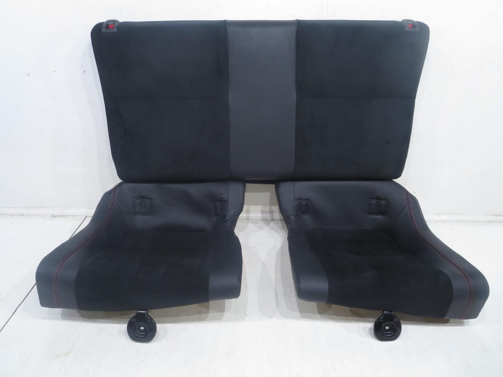 2012 - 2020 Scion FR-S Subaru BRZ Rear Seat Black Leather Ultrasuede #131k | Picture # 9 | OEM Seats