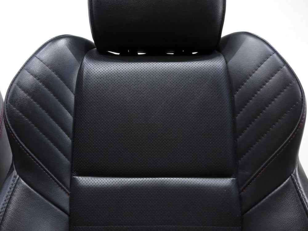 2015 - 2021 Subaru WRX Black Sport Leather Front Seats #356i | Picture # 11 | OEM Seats