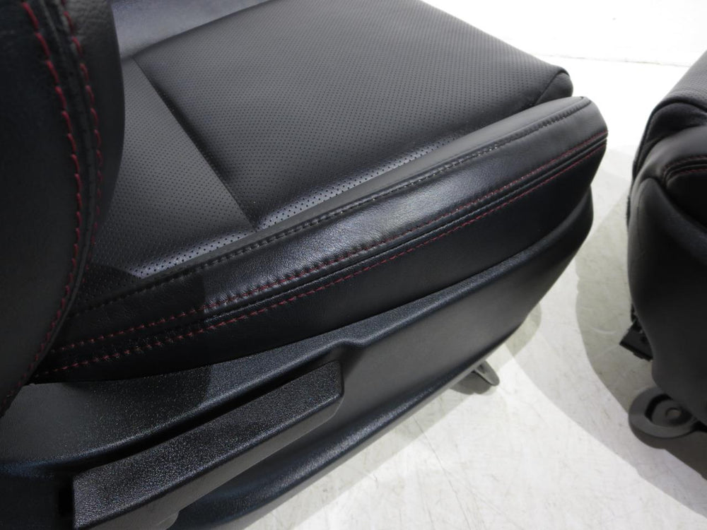 2015 - 2021 Subaru WRX Black Sport Leather Front Seats #356i | Picture # 7 | OEM Seats