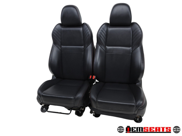 2018 Black Leather Subaru Wrx Sport Seats
