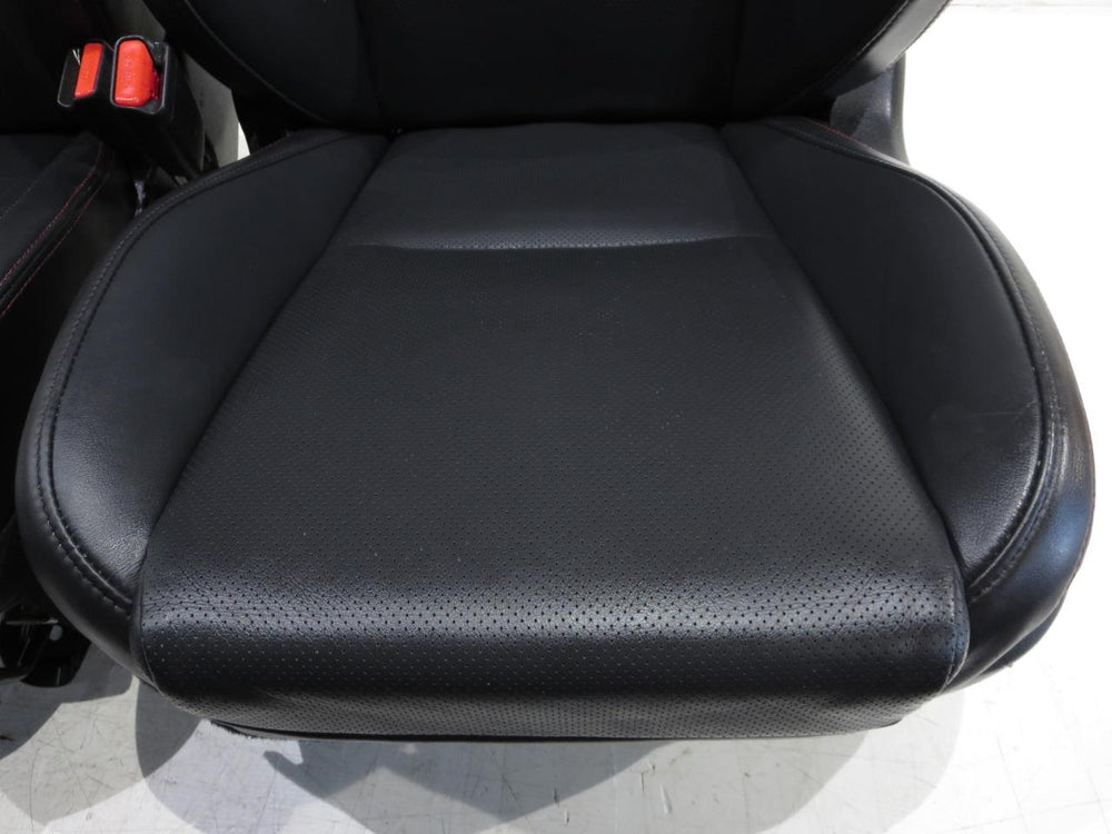 2015 - 2021 Subaru WRX Black Sport Leather Front Seats #356i | Picture # 4 | OEM Seats