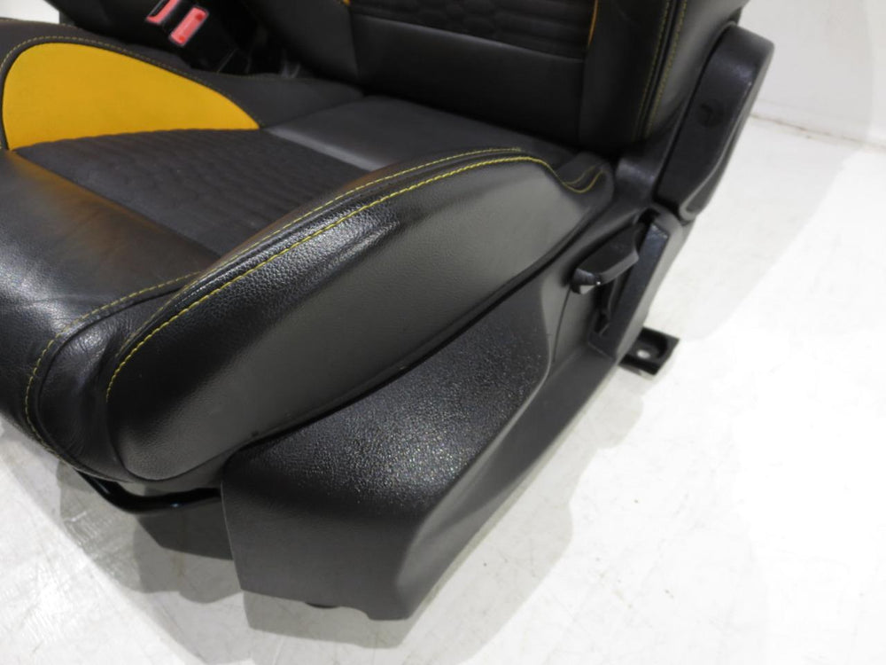 2011 - 2018 Ford Focus OEM Recaro Front and Rear Tangerine Yellow Seats #357i | Picture # 10 | OEM Seats