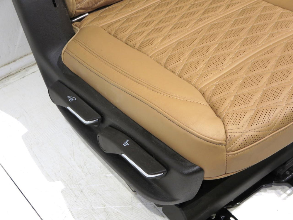 2021 - 2024 Brandy Leather Cadillac Escalade 2nd Row Bucket Seats #421i | Picture # 7 | OEM Seats
