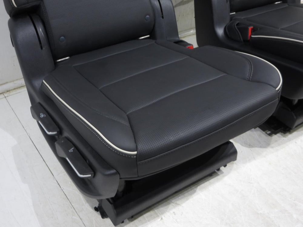 2019 - 2024 Cadillac Escalade Premium Black Leather 2nd Row Bucket Seats | Picture # 3 | OEM Seats