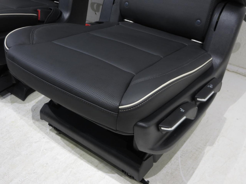 2019 - 2024 Cadillac Escalade Premium Black Leather 2nd Row Bucket Seats | Picture # 4 | OEM Seats