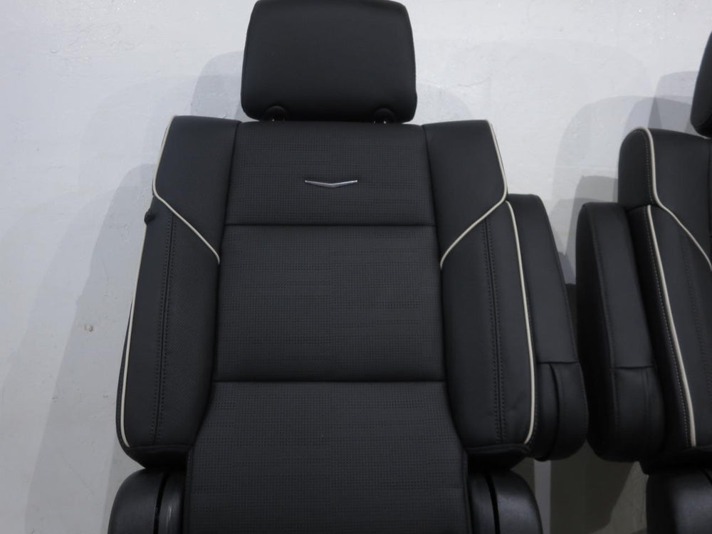 2019 - 2024 Cadillac Escalade Premium Black Leather 2nd Row Bucket Seats | Picture # 5 | OEM Seats
