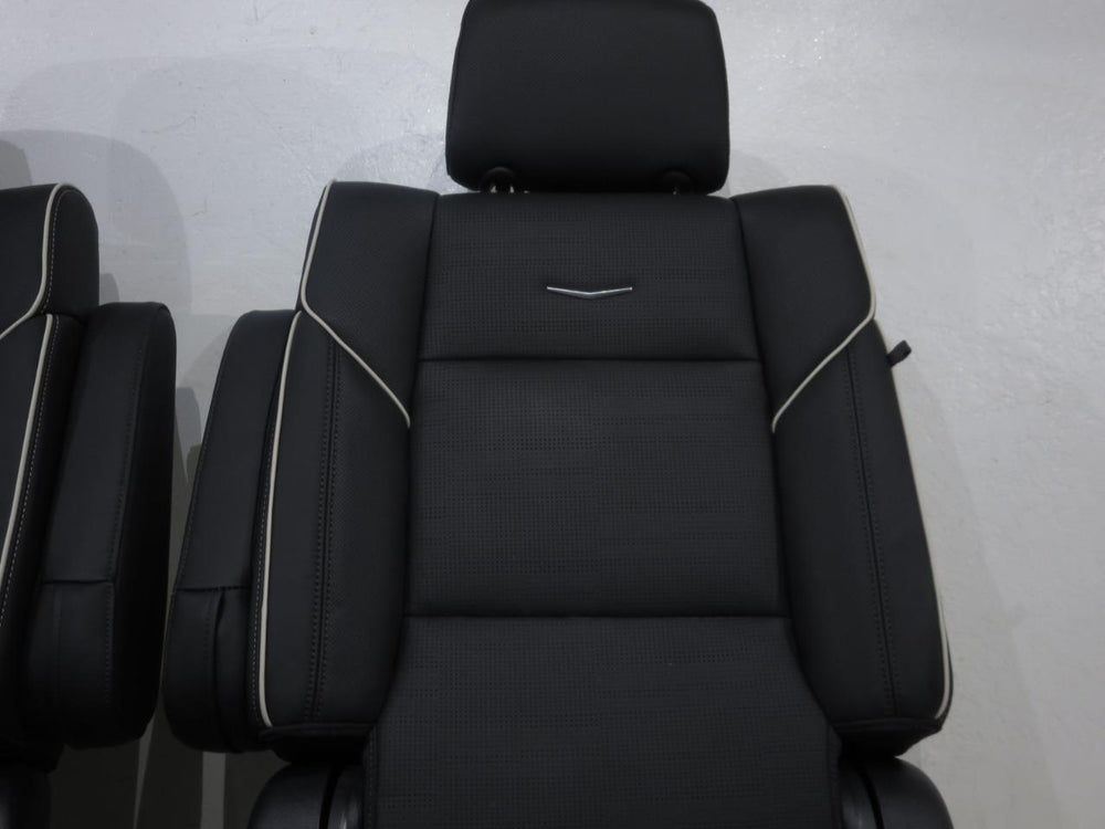 2019 - 2024 Cadillac Escalade Premium Black Leather 2nd Row Bucket Seats | Picture # 6 | OEM Seats