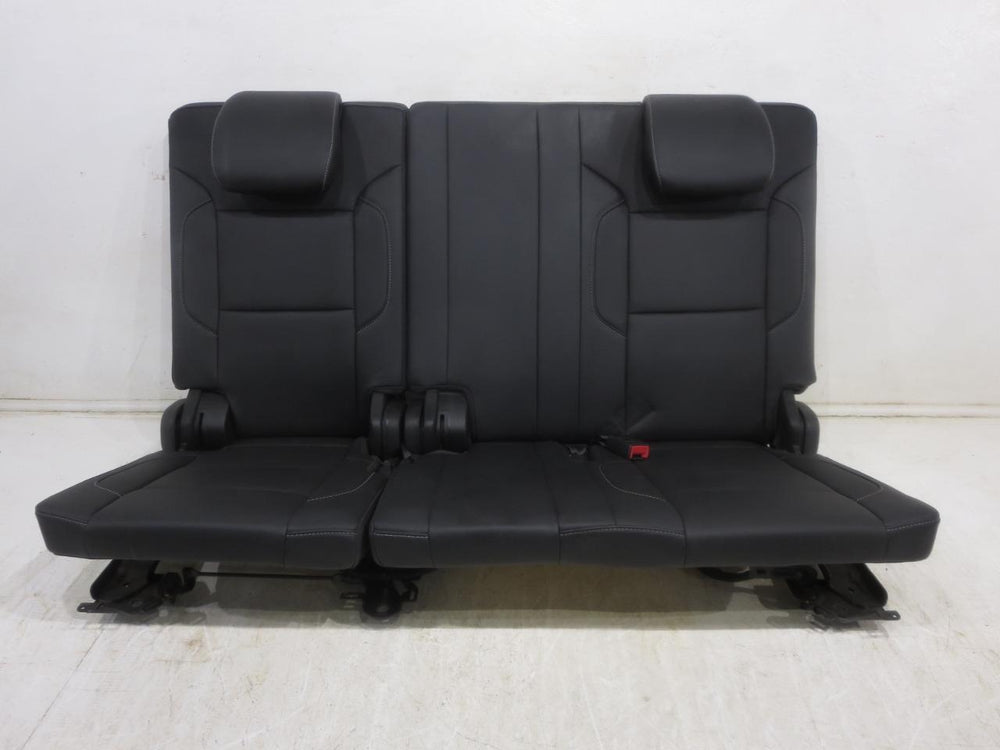 2015 - 2020 Chevy Tahoe Suburban Yukon 3rd Row Seat Black Leather #504i | Picture # 7 | OEM Seats