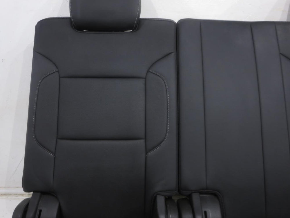 2015 - 2020 Chevy Tahoe Suburban Yukon 3rd Row Seat Black Leather #504i | Picture # 3 | OEM Seats