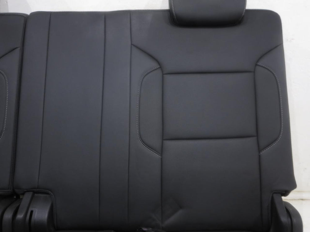 2015 - 2020 Chevy Tahoe Suburban Yukon 3rd Row Seat Black Leather #504i | Picture # 4 | OEM Seats