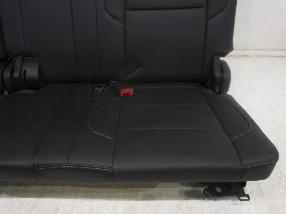 2015 - 2020 Chevy Tahoe Suburban Yukon 3rd Row Seat Black Leather #504i | Picture # 6 | OEM Seats