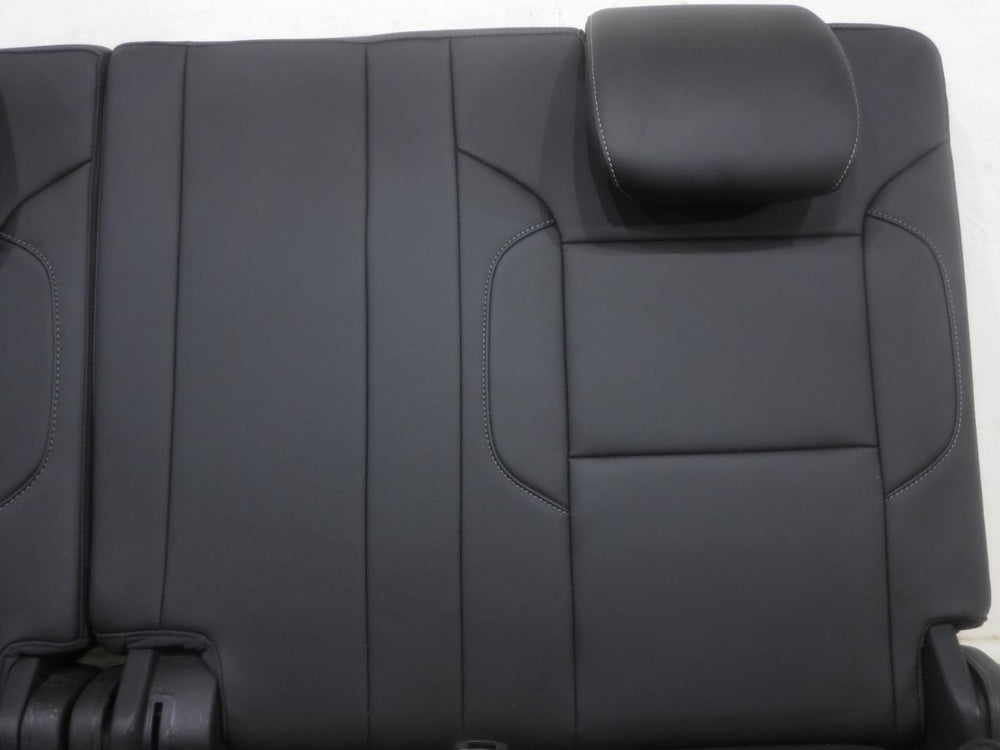 2015 - 2020 Gm Chevy Tahoe Suburban 3rd Row Seat Black Leather #506i | Picture # 4 | OEM Seats