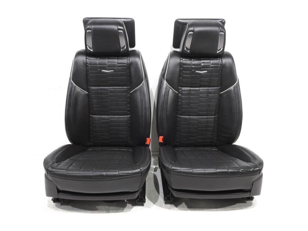 2019 - 2024 Cadillac Escalade Platinum Oem Black Leather Heat Ac Cooled Seats | Picture # 21 | OEM Seats