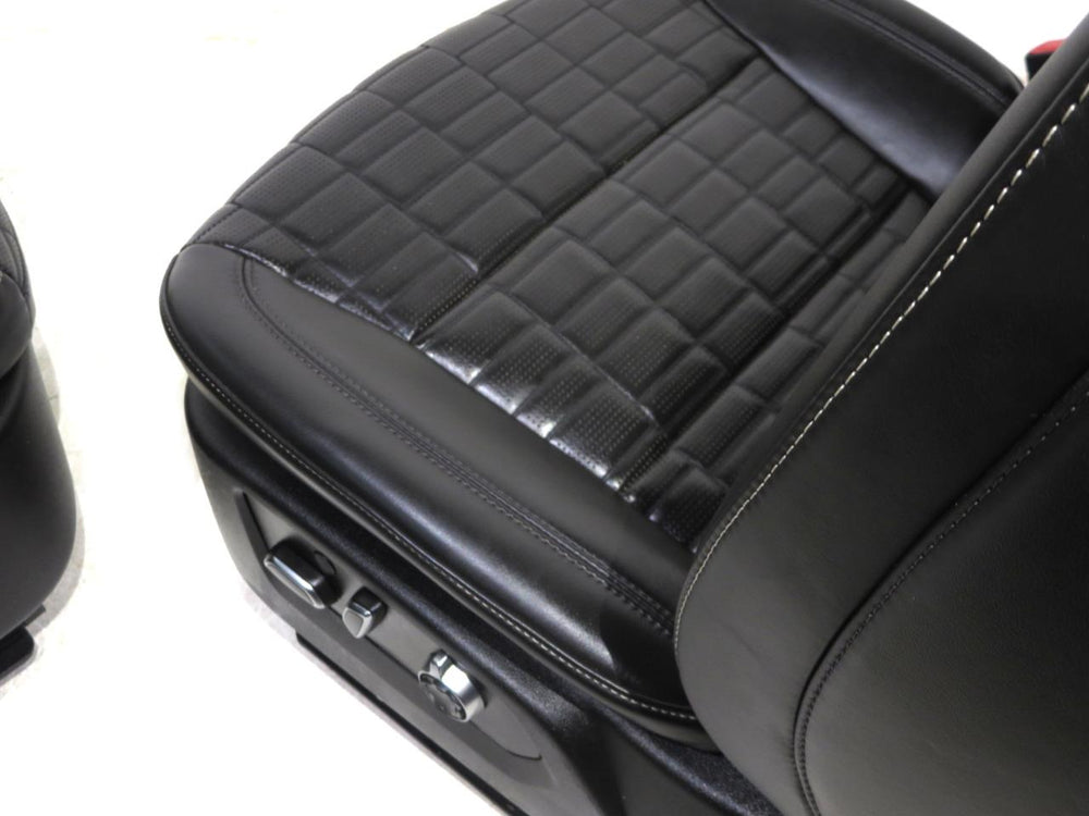 2019 - 2024 Cadillac Escalade Platinum Oem Black Leather Heat Ac Cooled Seats | Picture # 12 | OEM Seats
