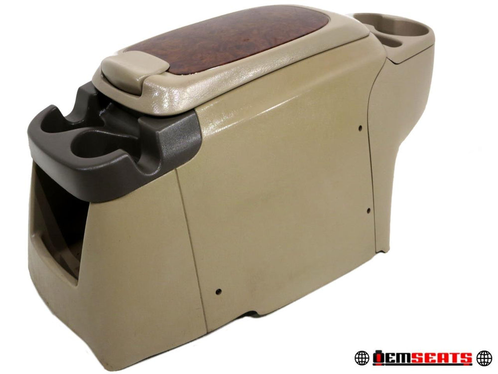 1999 - 2007 Ford Super Duty OEM Center Console Pebble Tan #001k | Picture # 1 | OEM Seats