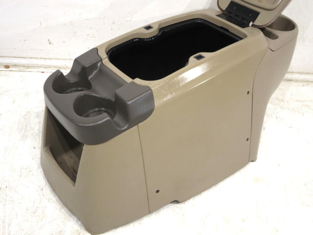 1999 - 2007 Ford Super Duty OEM Center Console Pebble Tan #001k | Picture # 13 | OEM Seats
