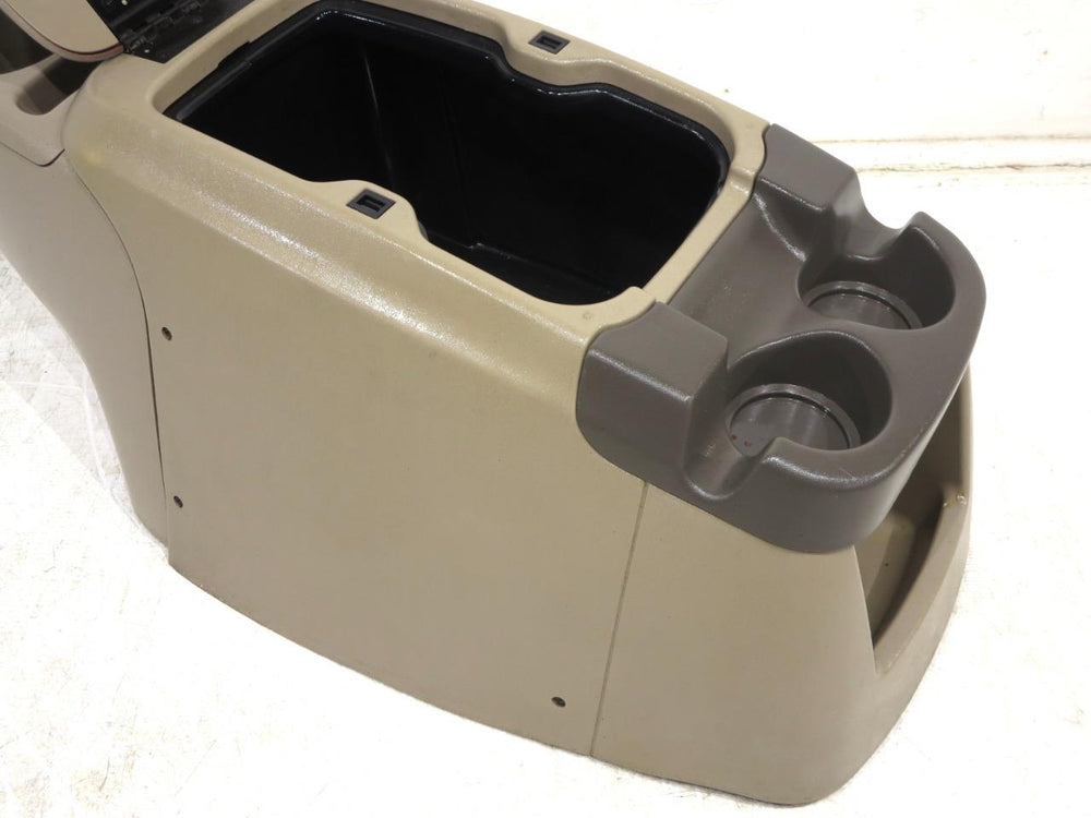 1999 - 2007 Ford Super Duty OEM Center Console Pebble Tan #001k | Picture # 14 | OEM Seats