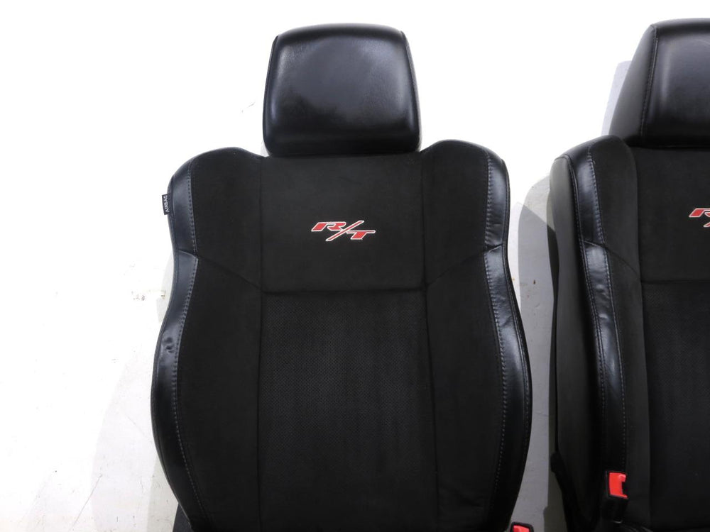 2011 - 2023 Dodge Charger R/T Seats, Black Leather Suede #522i | Picture # 7 | OEM Seats