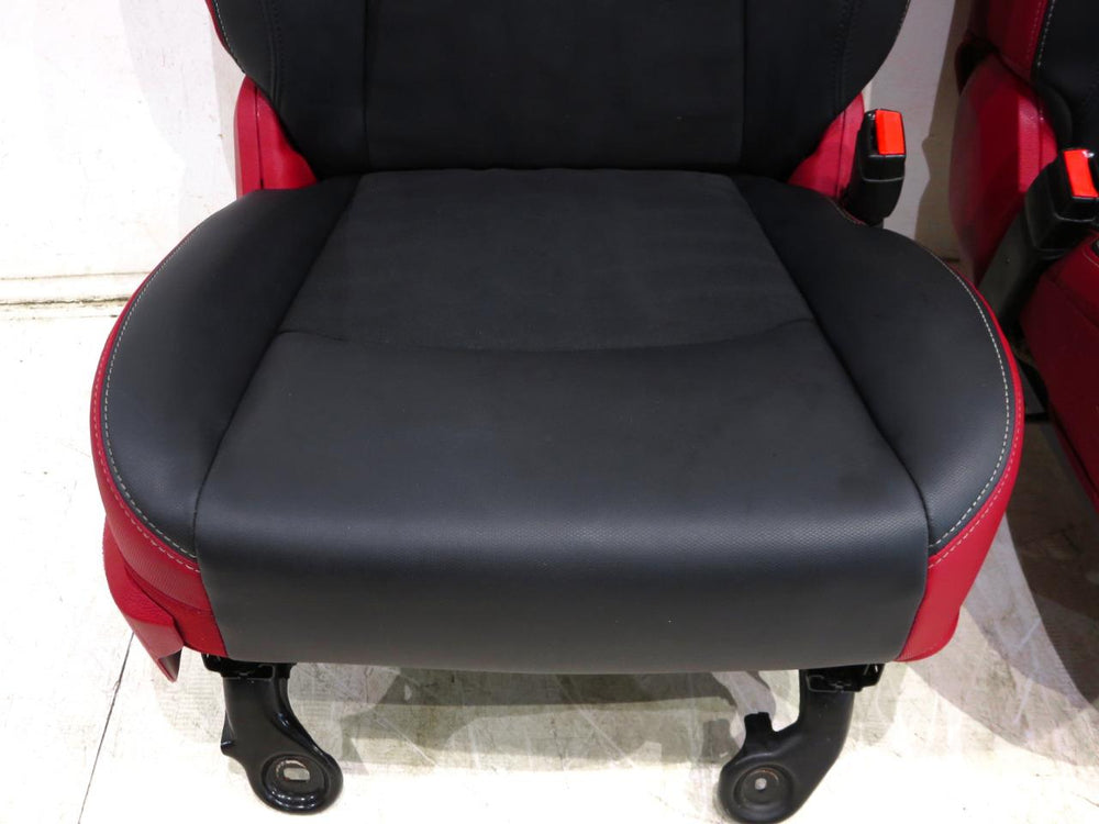 2009 - 2018 Dodge Ram Rebel Seats Radar Red with Black Inserts #527i | Picture # 3 | OEM Seats