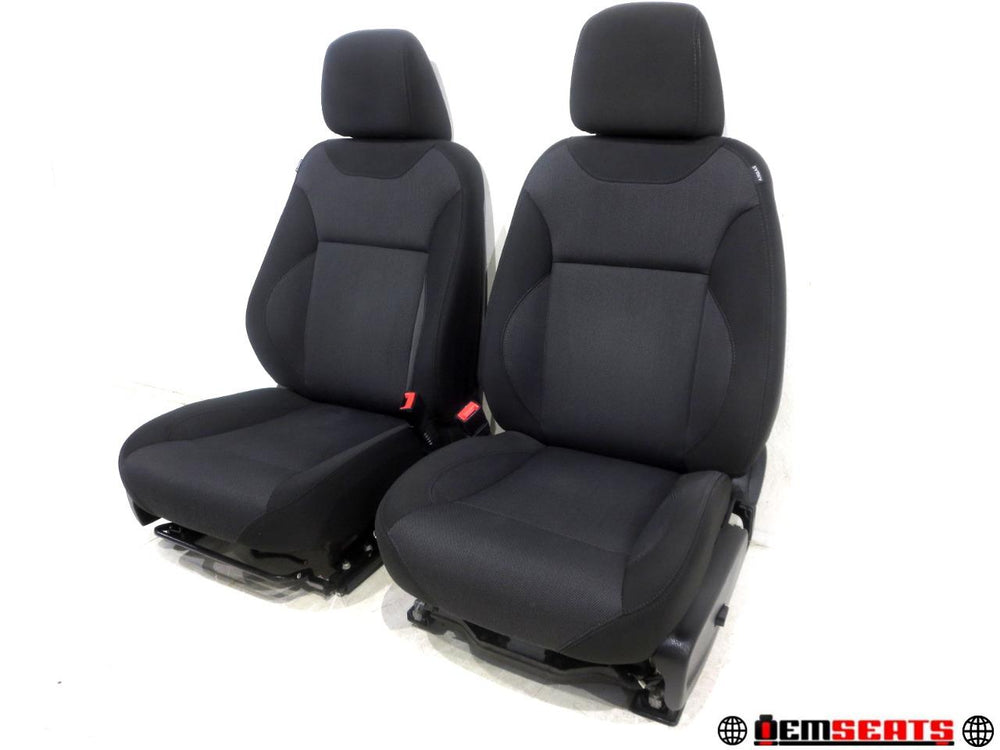 2011 - 2023 Dodge Charger Chrysler 300 Front Seats, Black Cloth #536i | Picture # 1 | OEM Seats