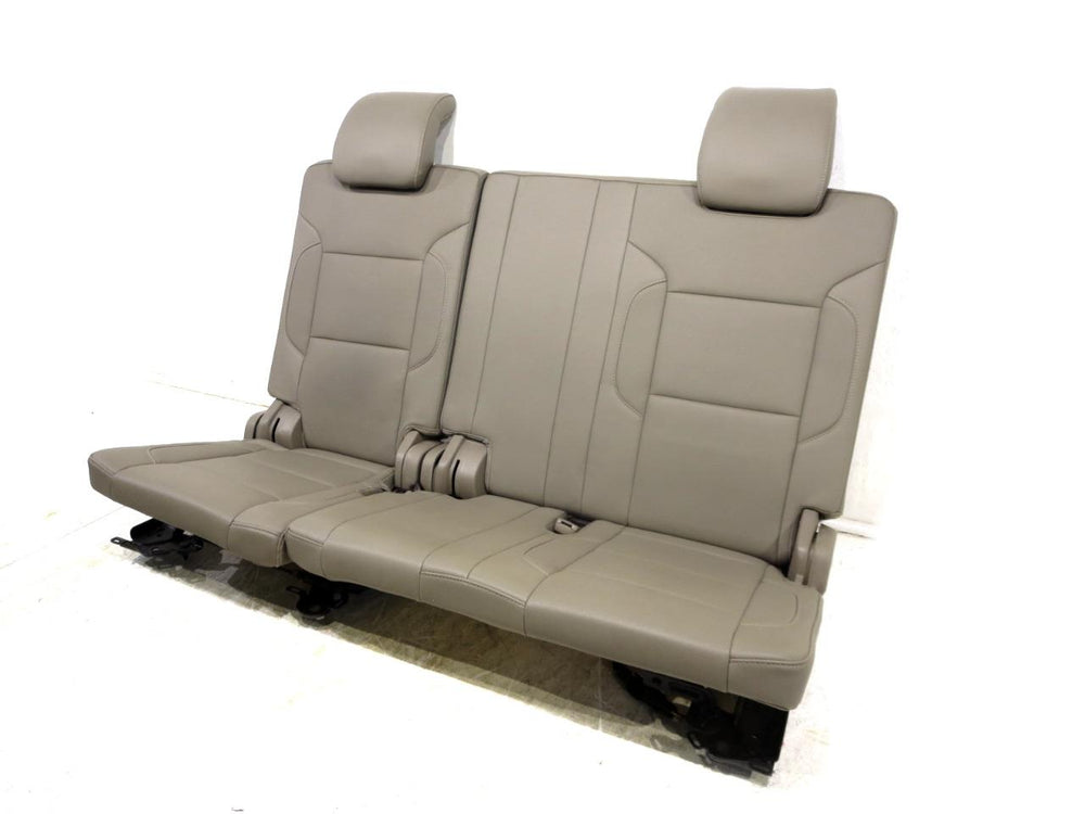 2015 - 2020 Chevy Tahoe Suburban 3rd Row Seats Powered Tan Leather #539i | Picture # 7 | OEM Seats