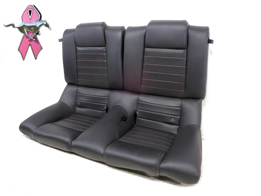 2005 - 2009 Ford Mustang WIP Coupe Rear Seat Black Leather #161K | Picture # 1 | OEM Seats