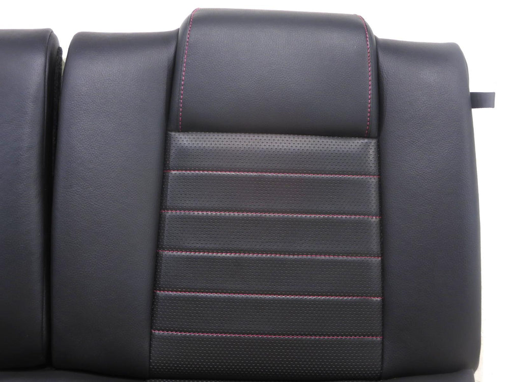 2005 - 2009 Ford Mustang WIP Coupe Rear Seat Black Leather #161K | Picture # 4 | OEM Seats