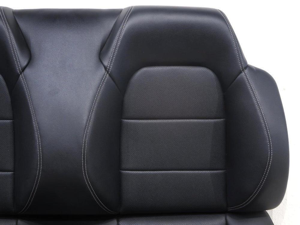 2015 - 2023 Ford Mustang Convertible Rear Seat Black Leather #162k | Picture # 4 | OEM Seats