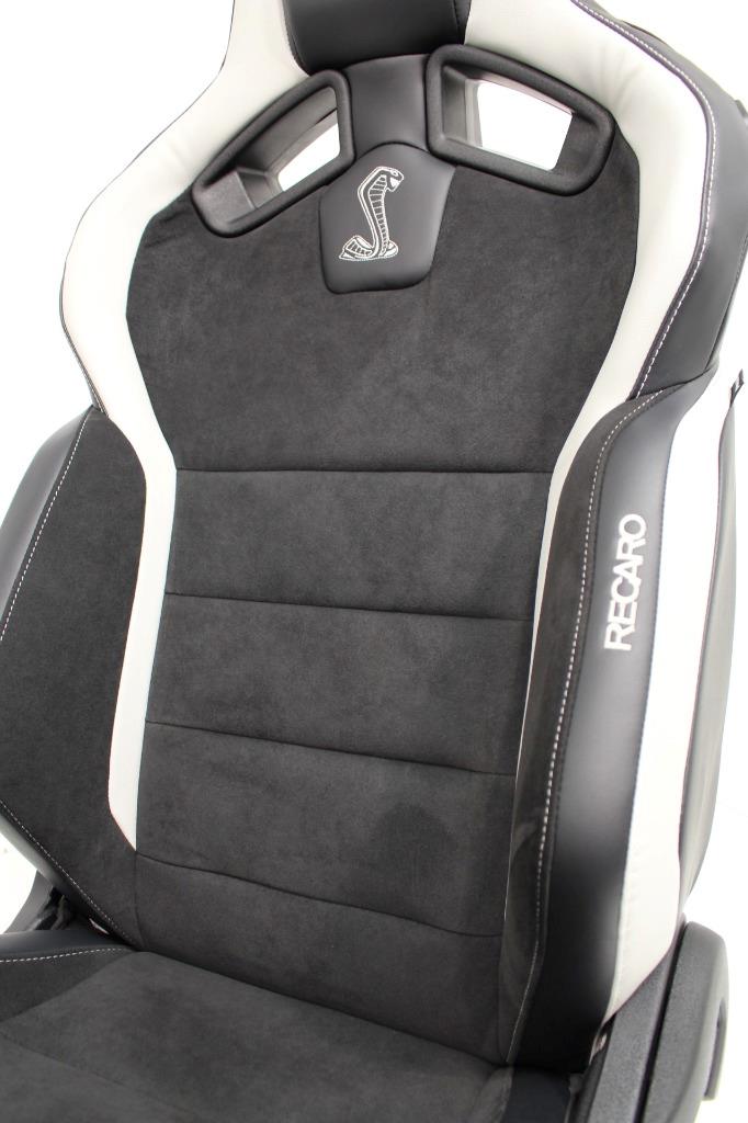 2020 - 2022 Ford GT500 Mustang Recaro Seats Black Leather Super Snake #2488 | Picture # 23 | OEM Seats
