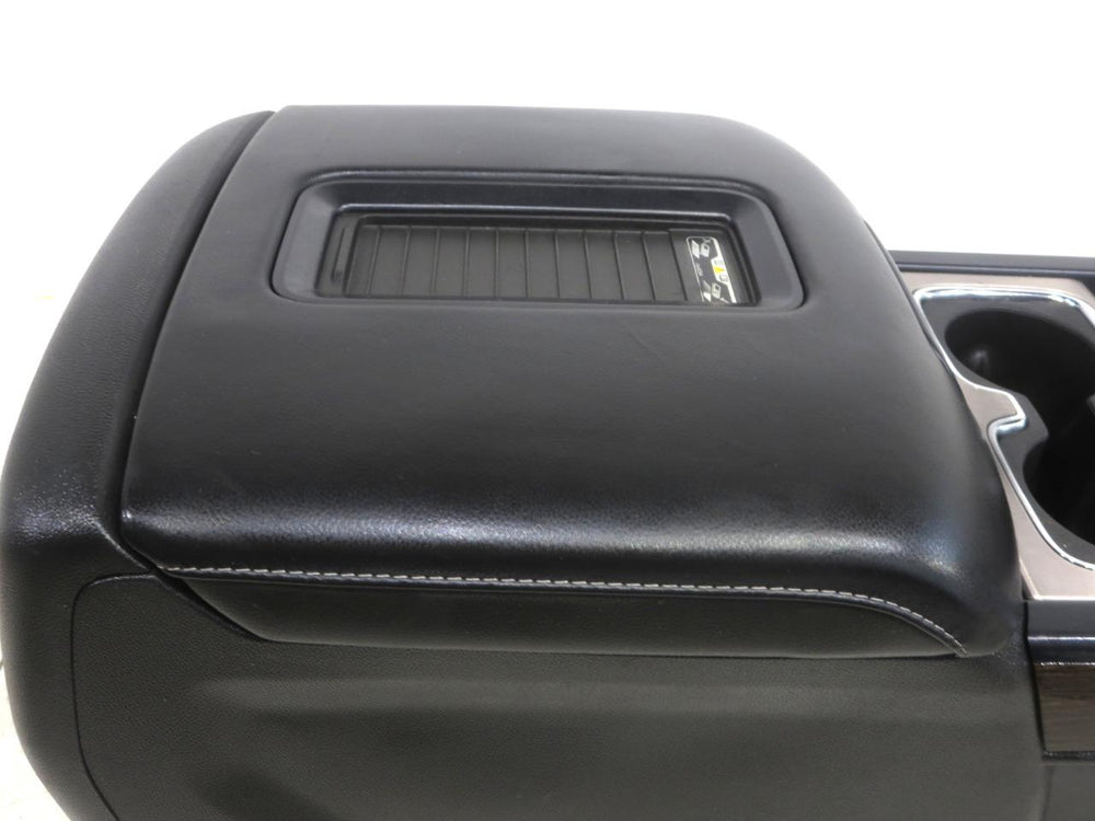 2014 - 2019 GMC Sierra Chevy Silverado Black Center Console #551i | Picture # 16 | OEM Seats