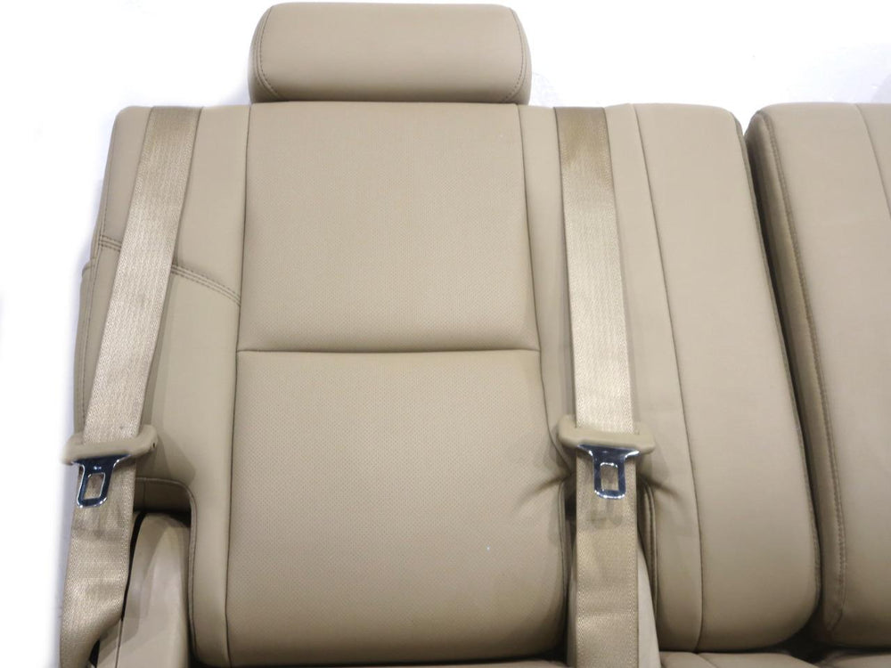 2007 - 2014 Cadillac Escalade 3rd Row Seats Tan Leather #553i | Picture # 5 | OEM Seats