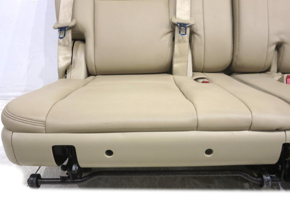 2007 - 2014 Cadillac Escalade 3rd Row Seats Tan Leather #553i | Picture # 7 | OEM Seats