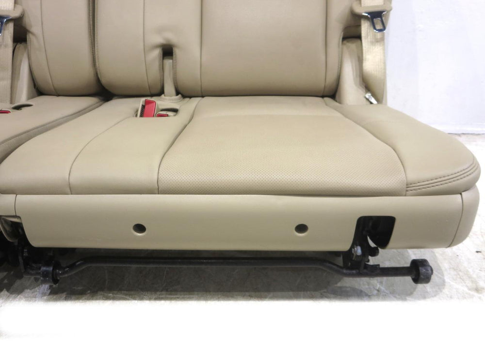 2007 - 2014 Cadillac Escalade 3rd Row Seats Tan Leather #553i | Picture # 8 | OEM Seats