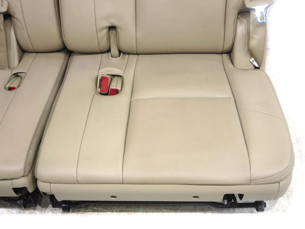 2007 - 2014 Cadillac Escalade 3rd Row Seats Tan Leather #553i | Picture # 10 | OEM Seats