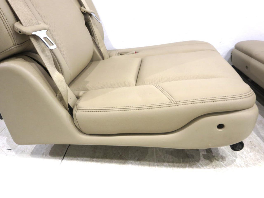 2007 - 2014 Cadillac Escalade 3rd Row Seats Tan Leather #553i | Picture # 13 | OEM Seats