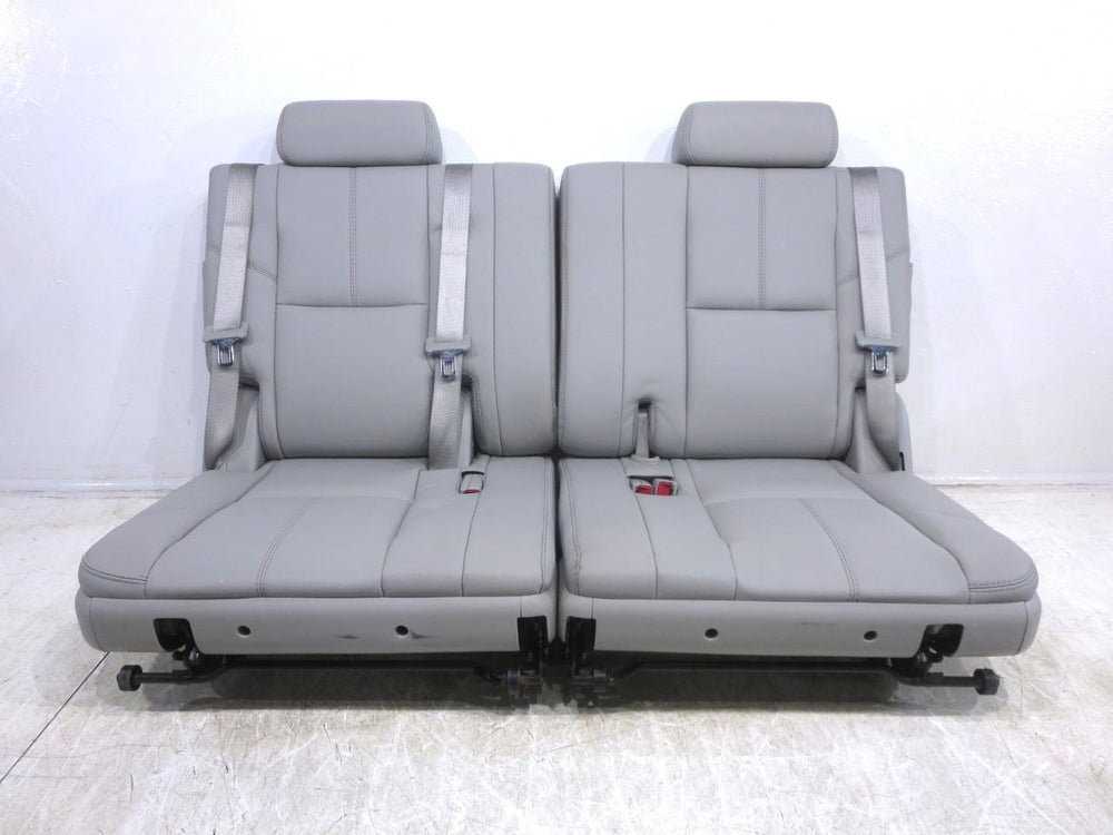 2007 - 2014 Chevy Tahoe 3rd Row Seats Gray Leather #555i | Picture # 19 | OEM Seats