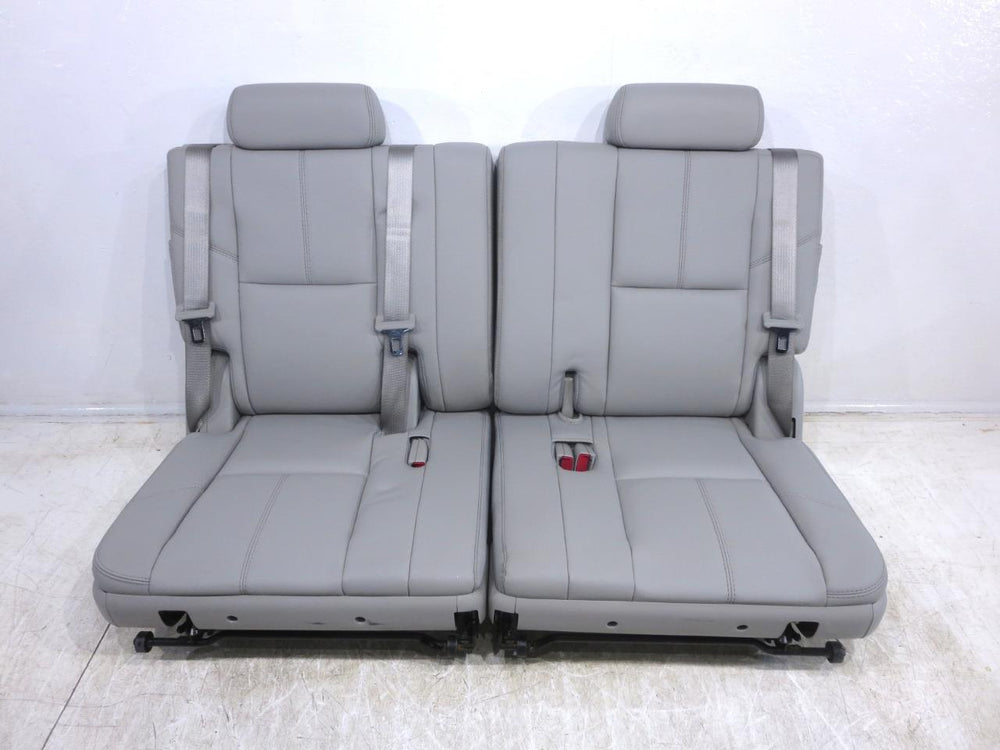 2007 - 2014 Chevy Tahoe 3rd Row Seats Gray Leather #555i | Picture # 3 | OEM Seats