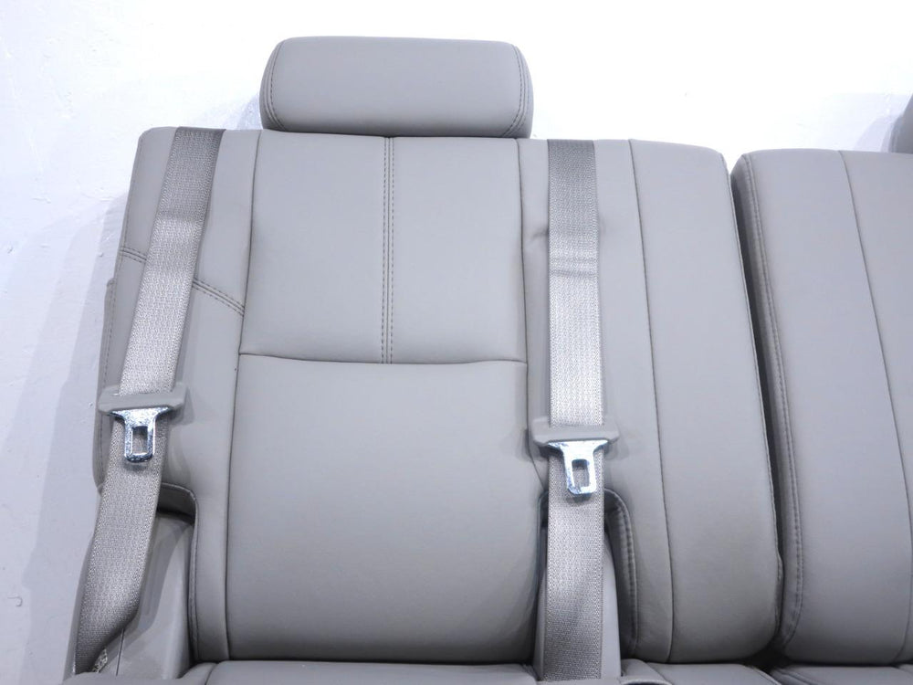 2007 - 2014 Chevy Tahoe 3rd Row Seats Gray Leather #555i | Picture # 5 | OEM Seats