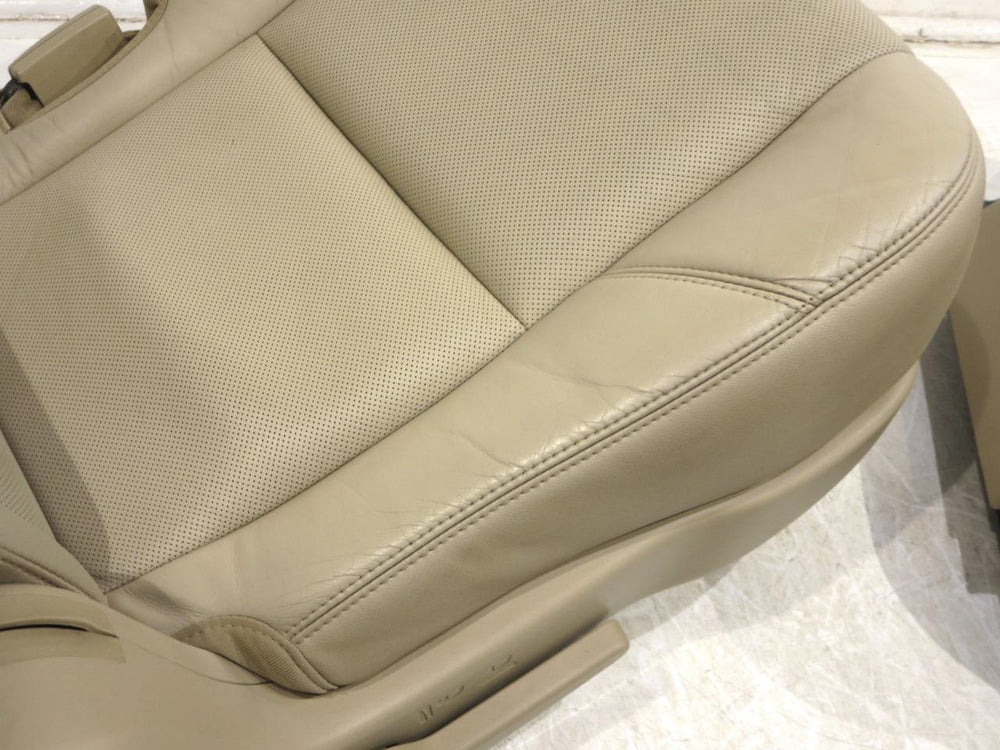 2007 - 2014 Cadillac Escalade Chevy Tahoe Rear Bucket Seats Tan Leather #565i | Picture # 7 | OEM Seats