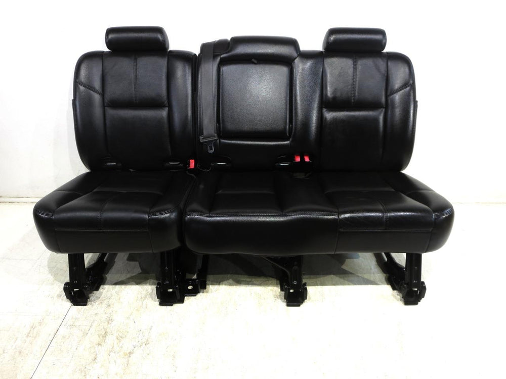2007 - 2013 Chevy Avalanche Rear Seats Black Leather #570i | Picture # 15 | OEM Seats